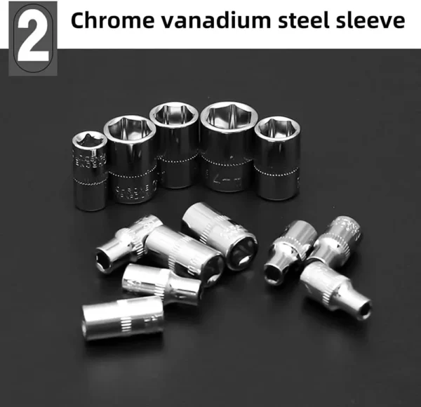 46pcs Socket Wrench Set - 图片 4