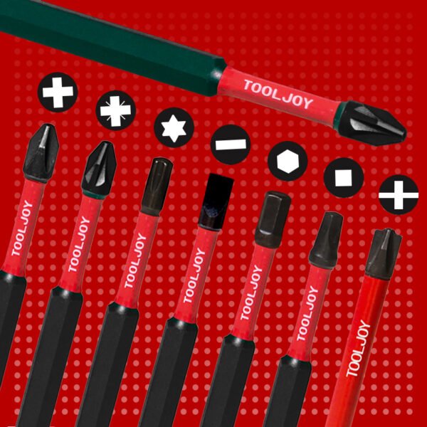 TOOLJOY Hex Impact Torsion tool bits 25mm - 图片 2